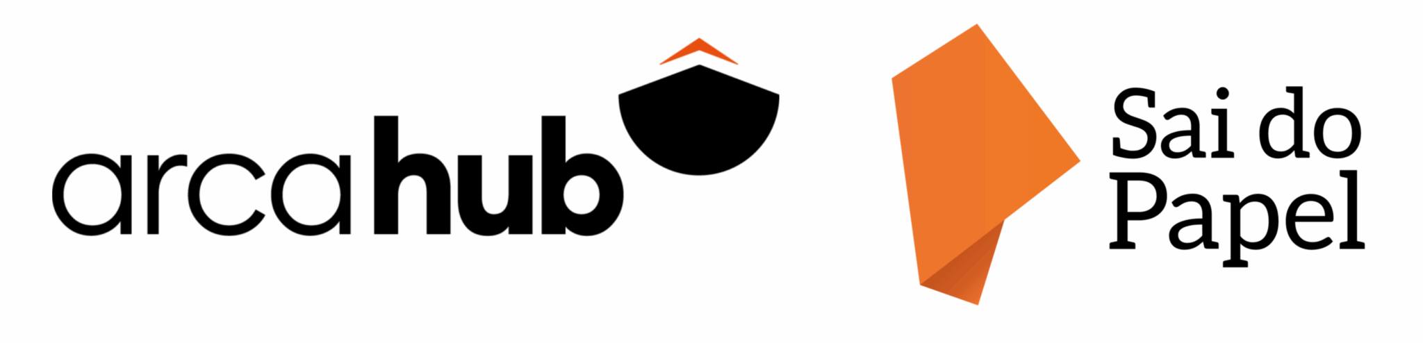 Logo Arcahub Sai do Papel