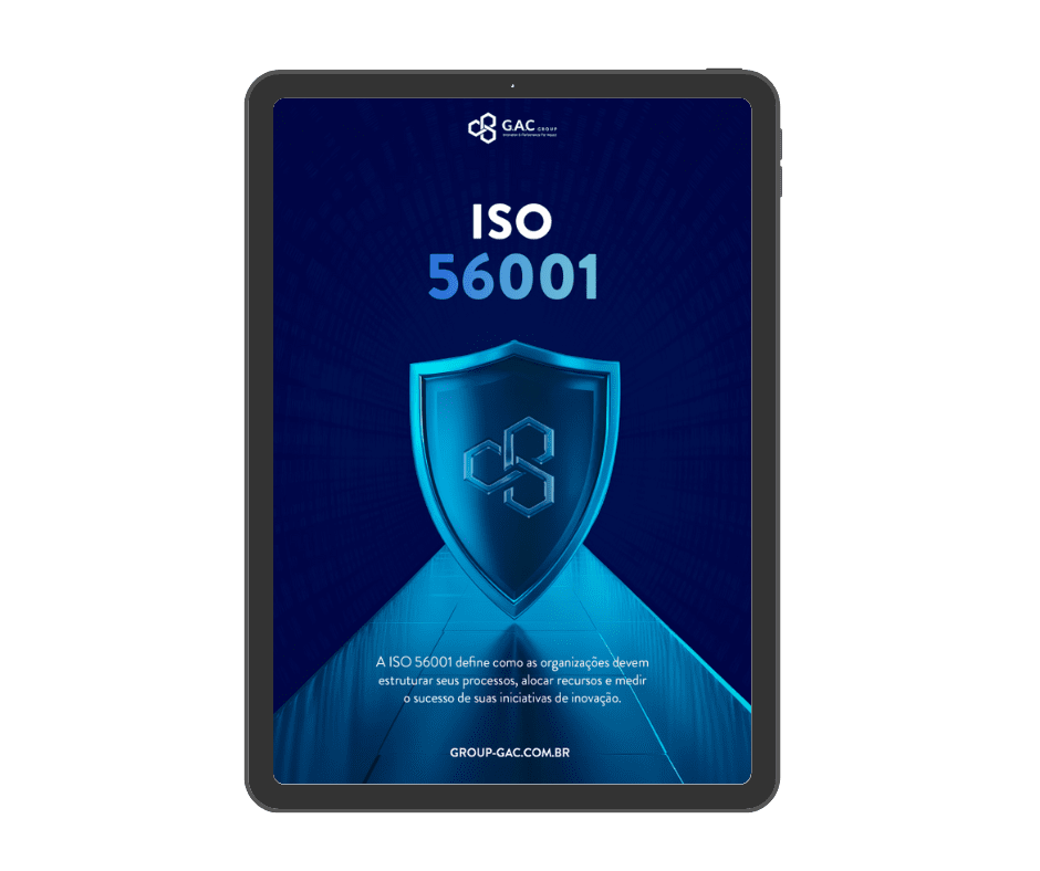 tablet com ebook ISO 56001
